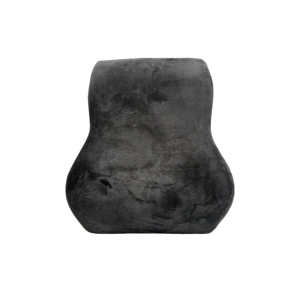 Goodyear Tall Contoured Lumbar Support Cushion Memory Foam Backrest Black EUC‎